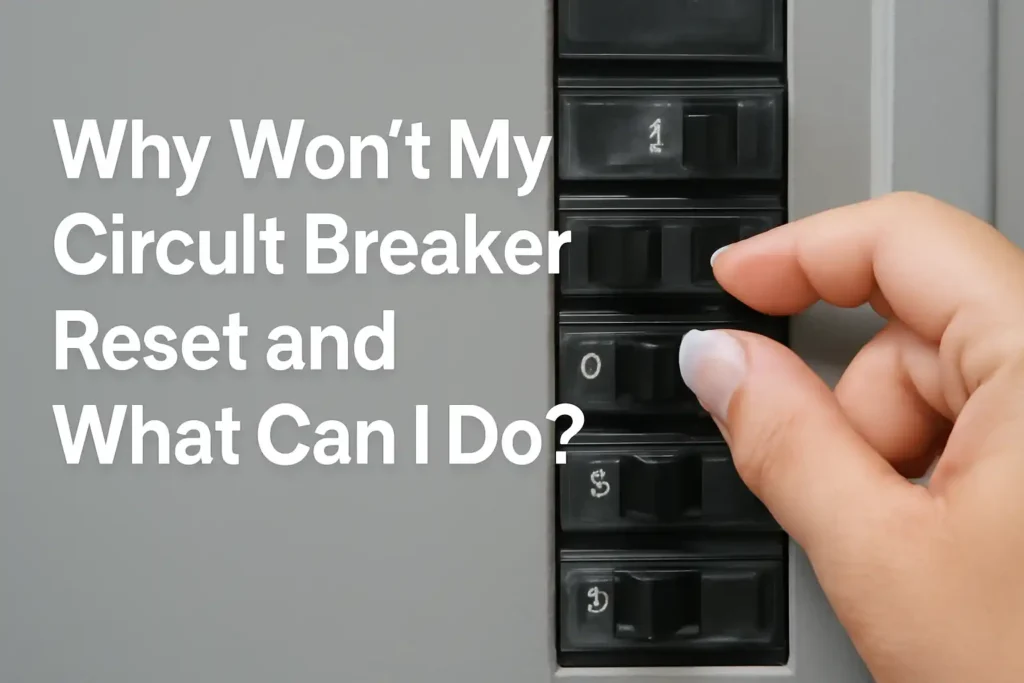 Why Won’t My Circuit Breaker Reset and What Can I Do