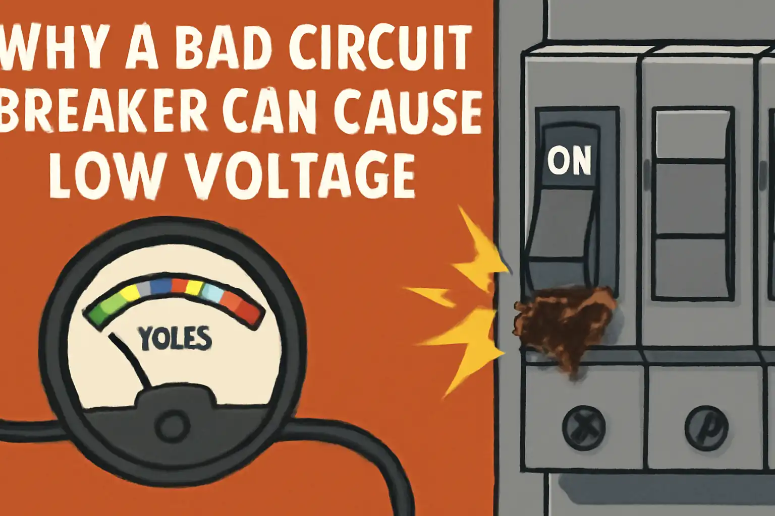 Why a bad circuit breaker can cause low voltage