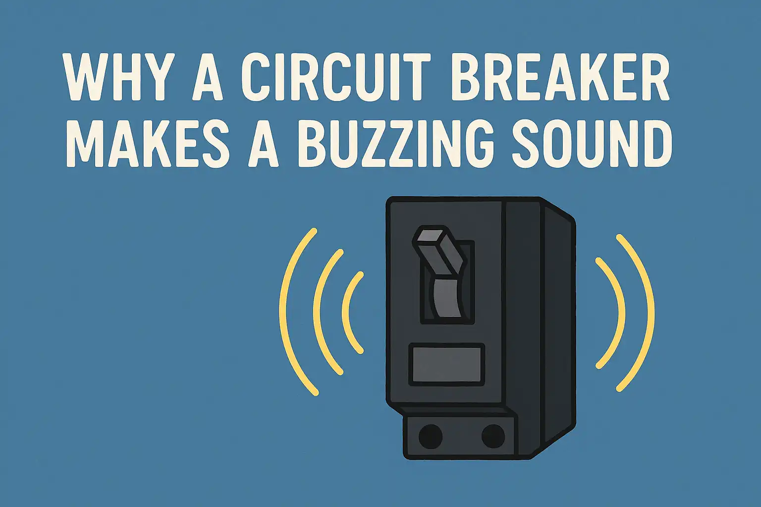 Why a circuit breaker makes a buzzing sound