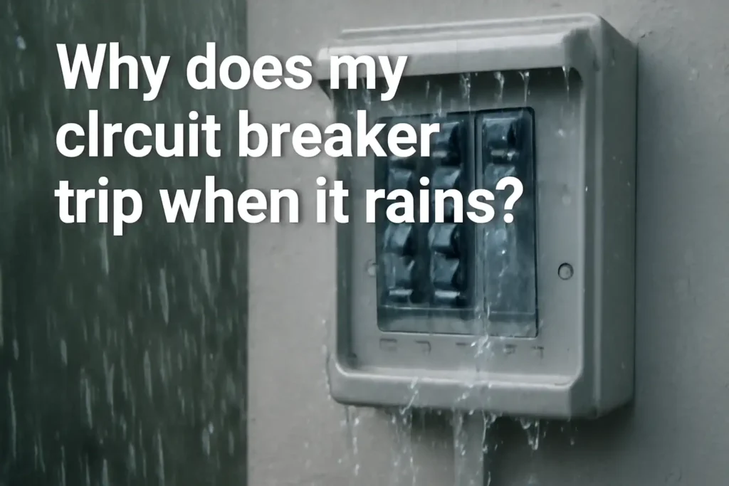 Why does my circuit breaker trip when it rains