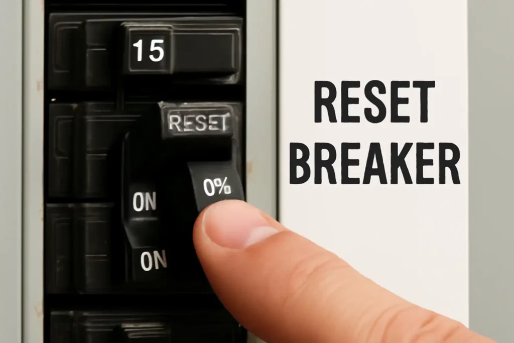 Circuit breaker reset