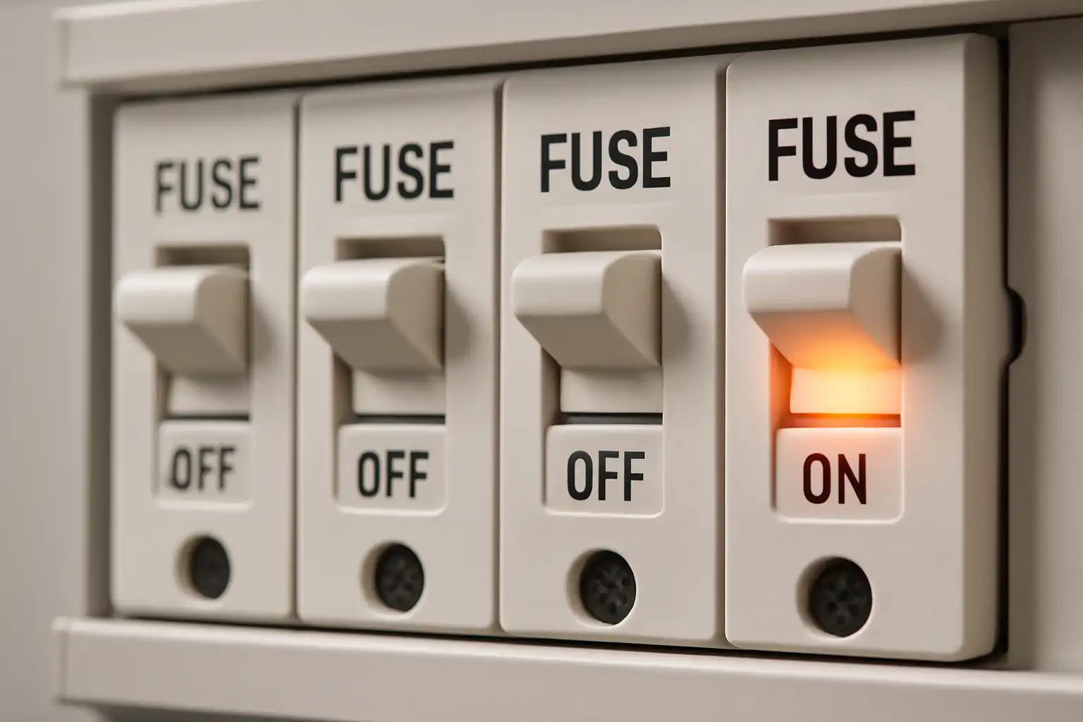 Fuse switch in work