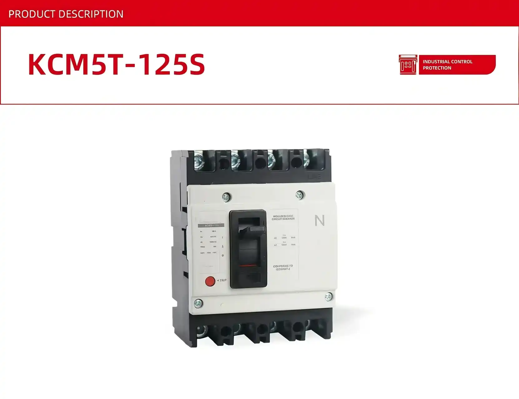 Molded case circuit breaker 125 ampere 4P