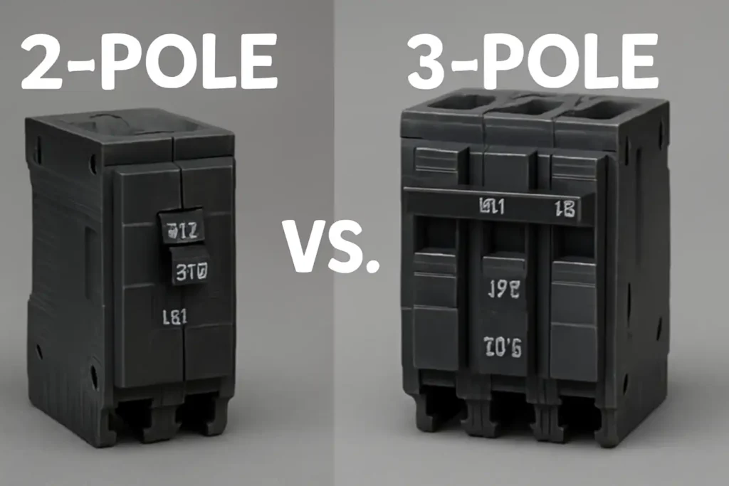 2-Pole vs 3-Pole Circuit Breakers