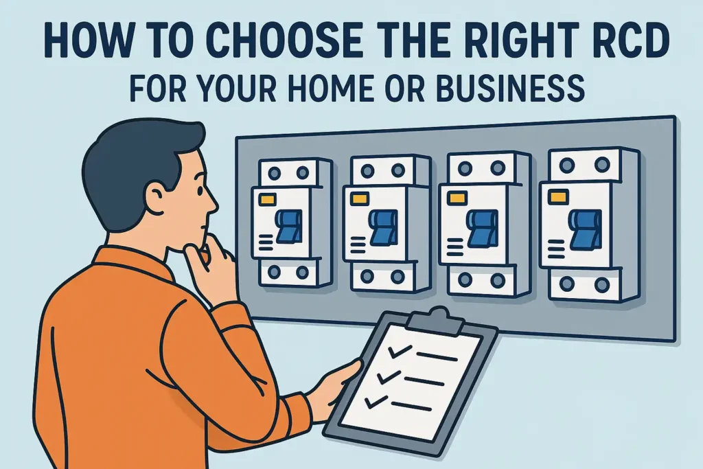 How to Choose the Right RCD for Your Home or Business