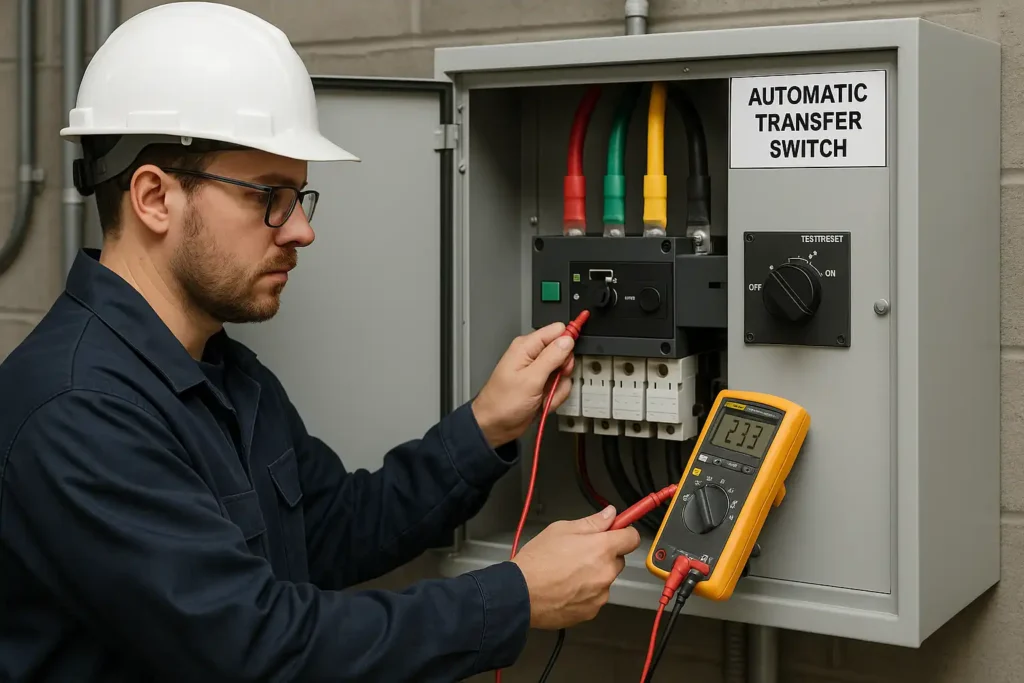 How to Test an Automatic Transfer Switch Safely and Effectively