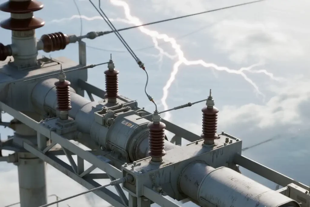 Lightning arrester for lightning protection