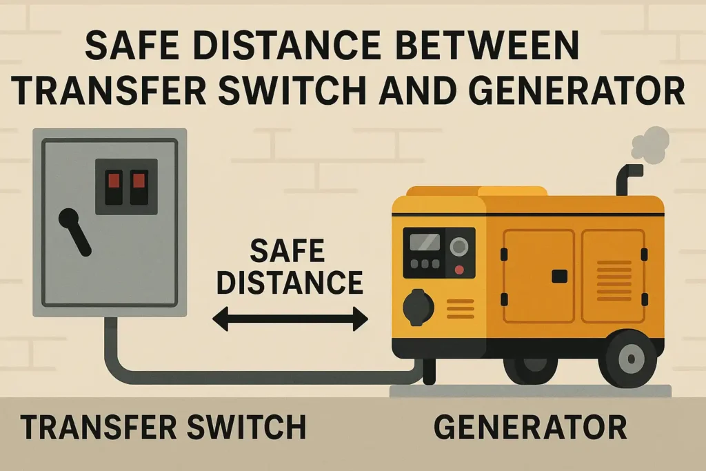 Safe Distance Between Transfer Switch and Generator