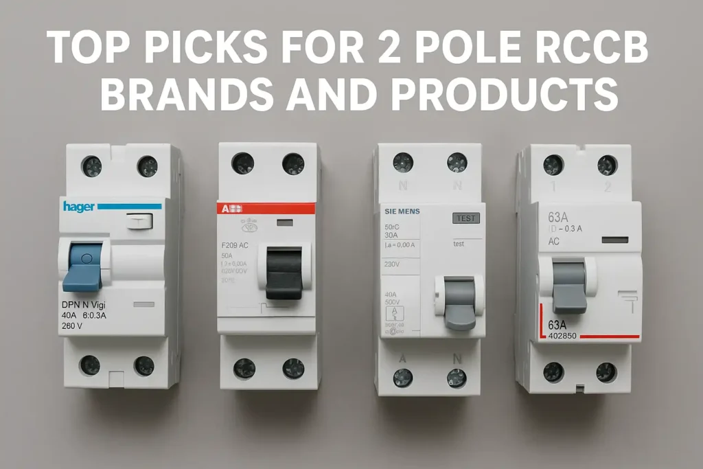 Top Picks for 2 Pole RCCB Brands and Products