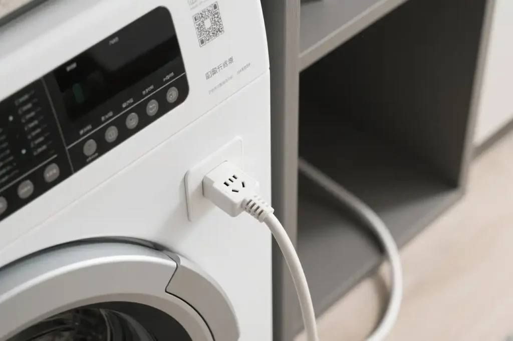 Washing machine socket