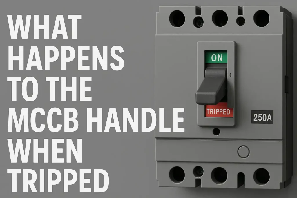 What Happens to the MCCB Handle When Tripped