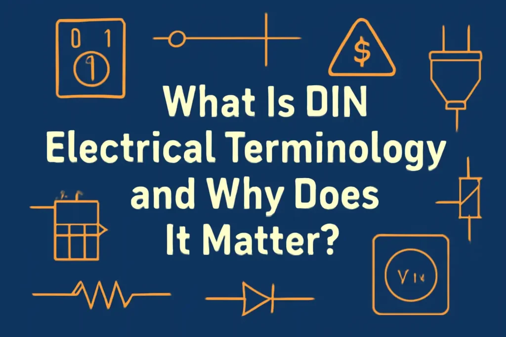 What Is DIN Electrical Terminology and Why Does It Matter