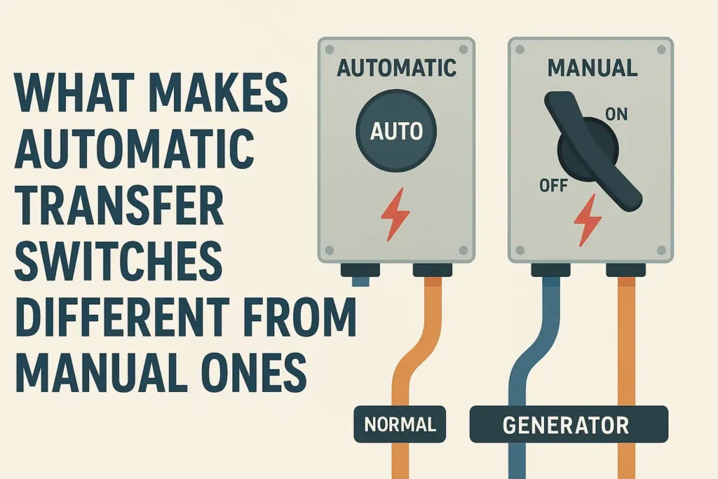 What Makes Automatic Transfer Switches Different from Manual Ones