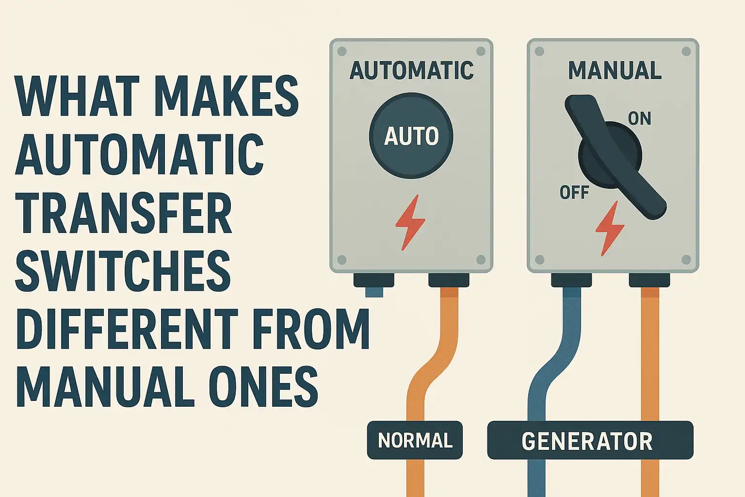What Makes Automatic Transfer Switches Different from Manual Ones