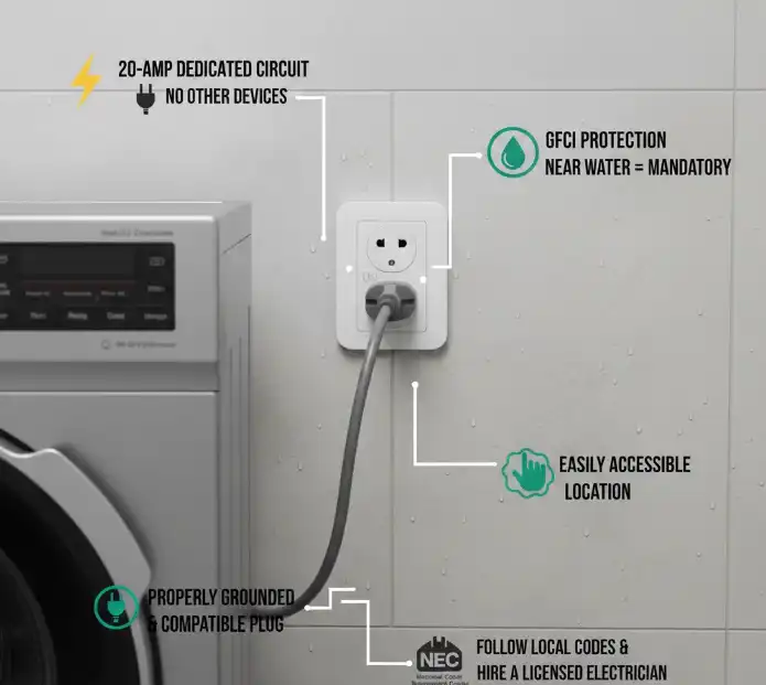 Washing Machine Socket Requirements