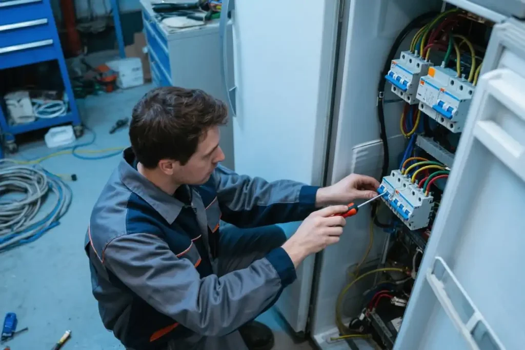 Refrigerator trip circuit breaker troubleshooting and repair