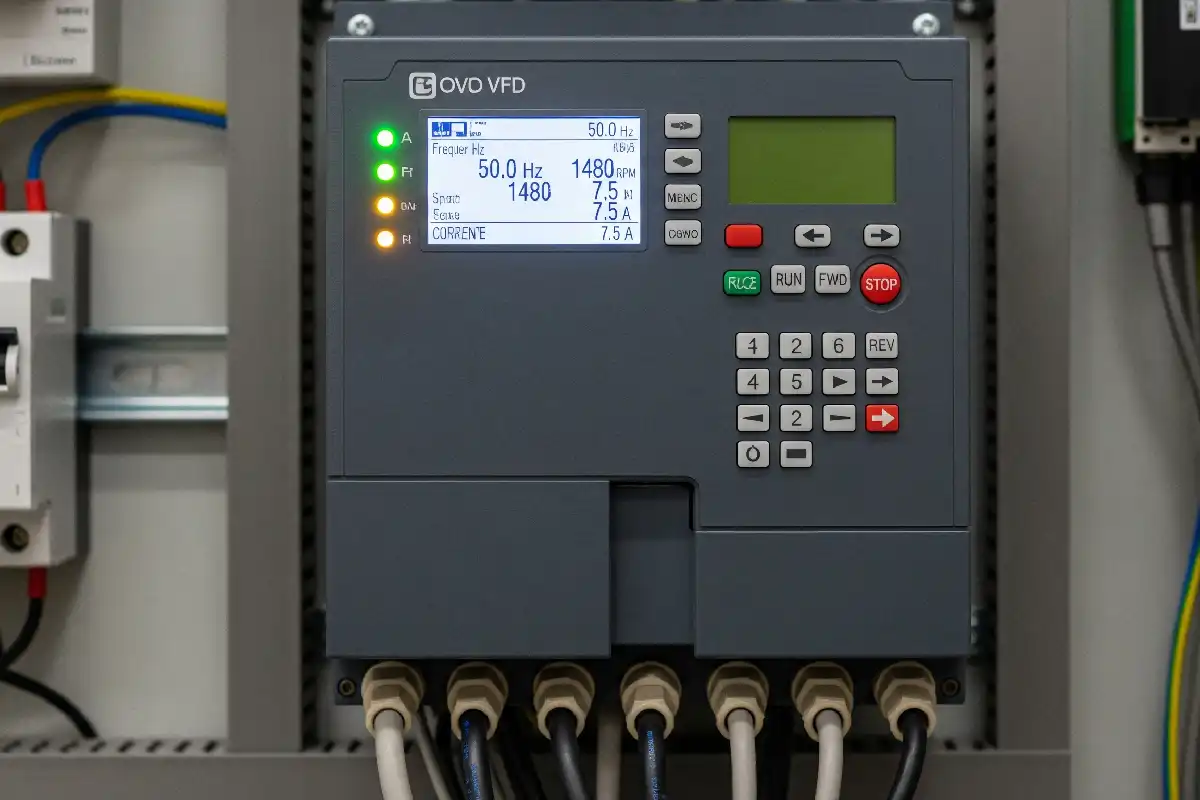 Variable frequency drive in work