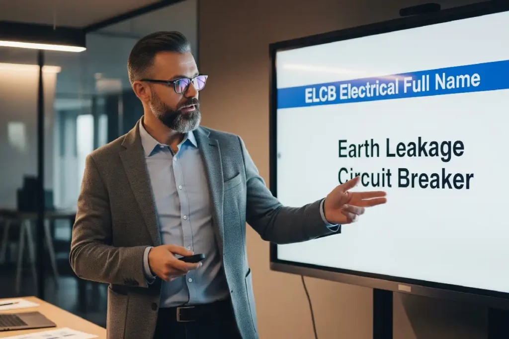 What Is the Full Name of ELCB in Electrical Engineering