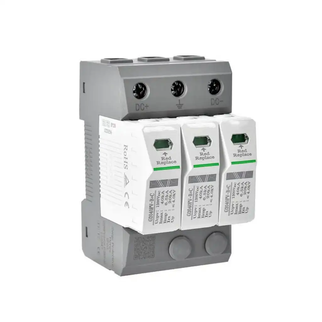 60kA three-phase AC lightning surge protection device