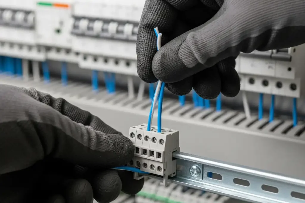 Easy Installation of Wiring Terminals