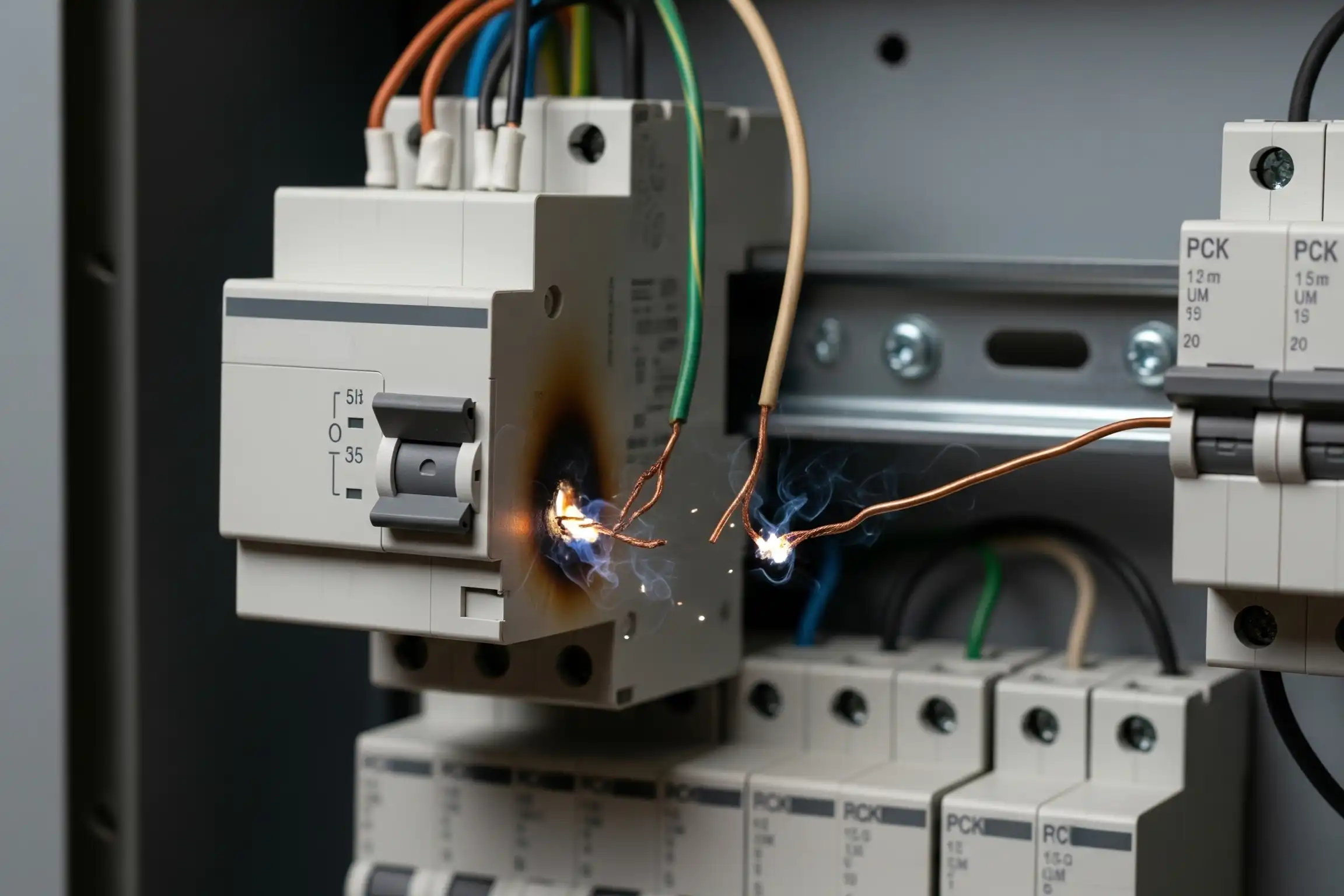 RCBO installation error, malfunction issue occurred