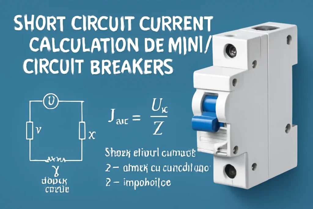 Short circuit current calculation of miniature circuit breakers