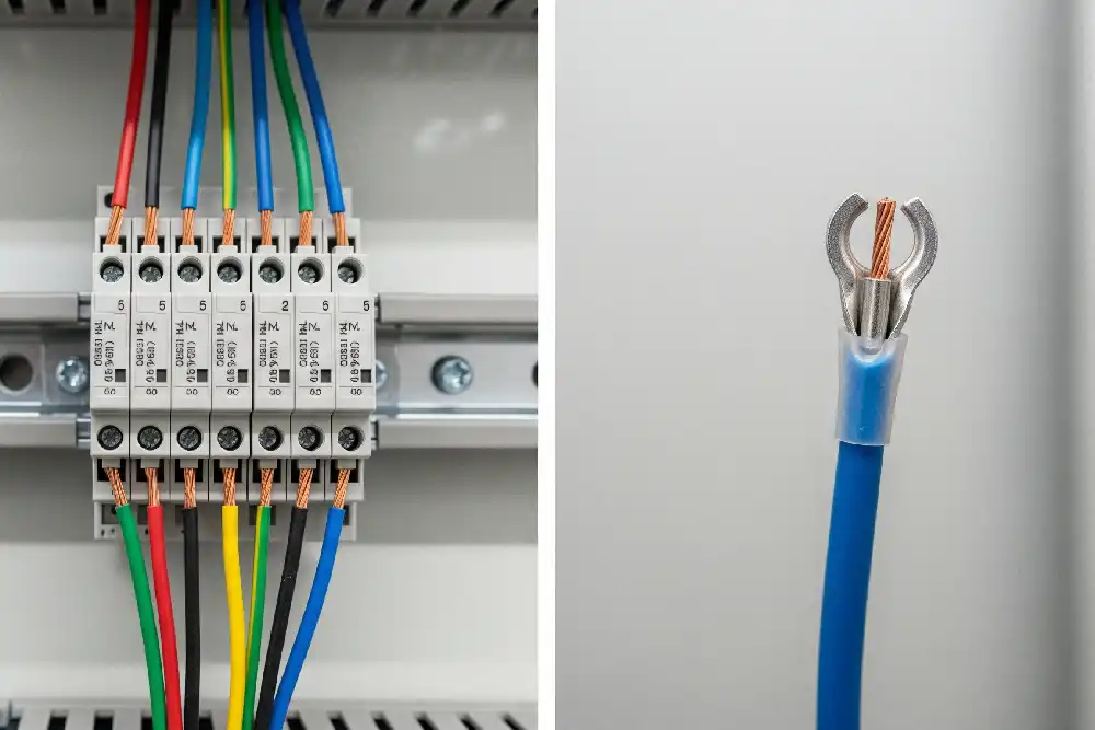 The difference between terminal blocks and cold-pressed terminals