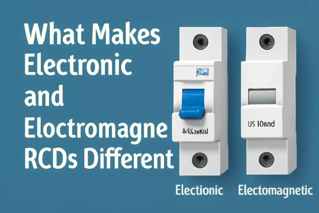 What Makes Electronic and Electromagnetic RCDs Different
