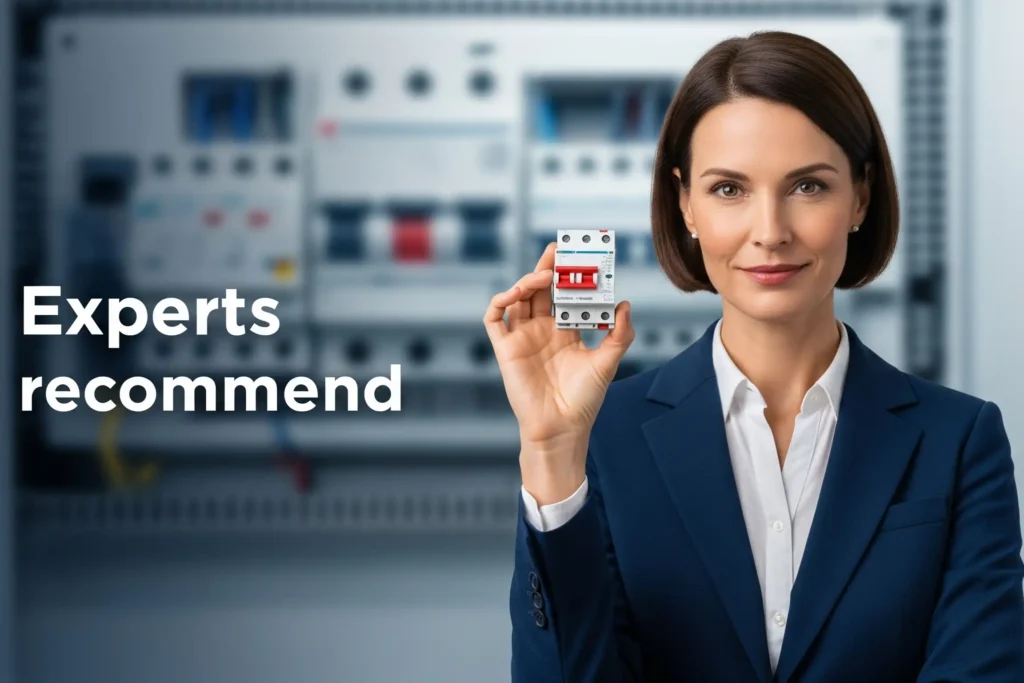 What are the expert-recommended brands of miniature circuit breakers