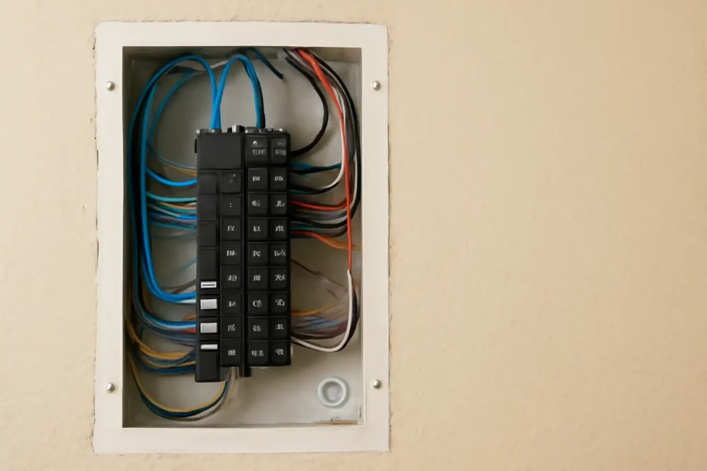 Which rooms in the house require afci arc fault circuit breakers