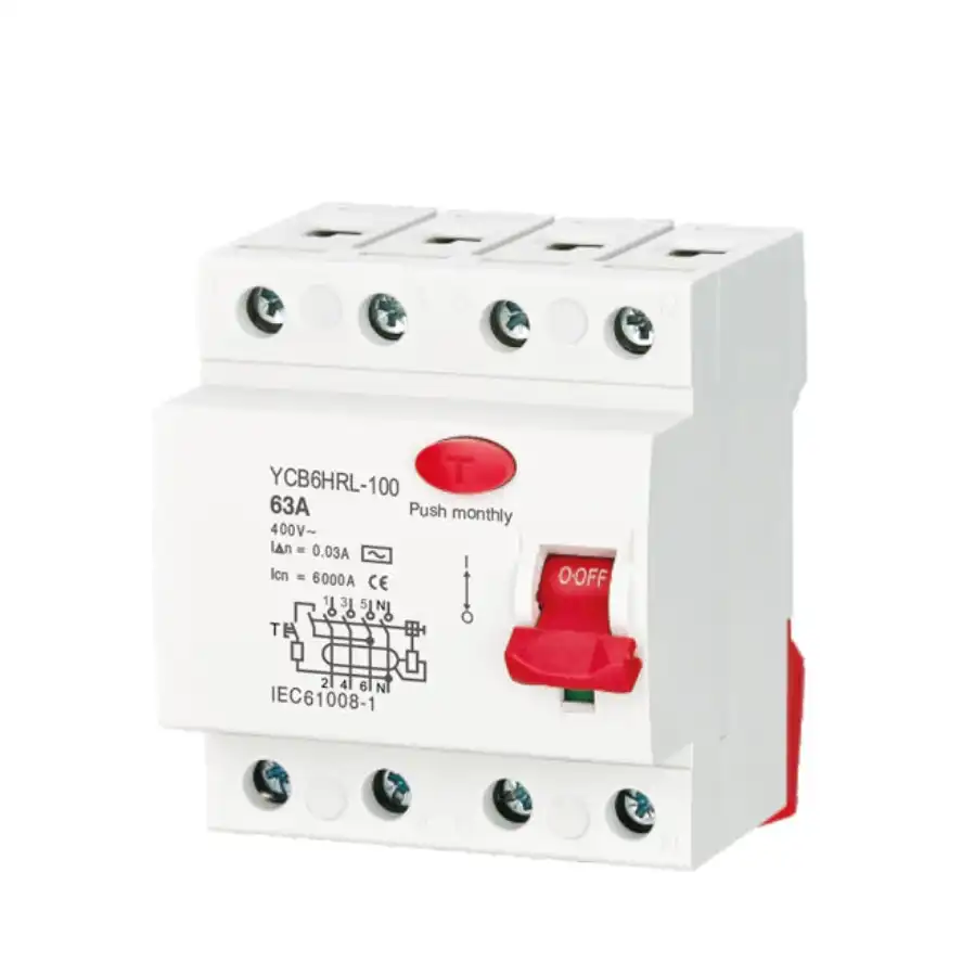 RCCB (Residual Current Circuit Breaker)