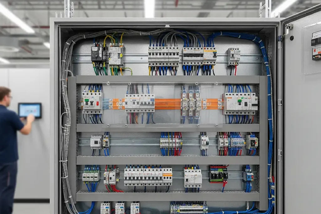 Efficient power management of distribution boxes