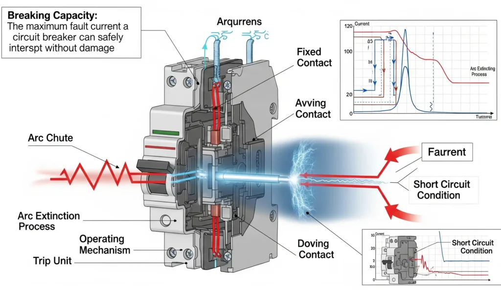 Explanation of breaking capacity of circuit breaker