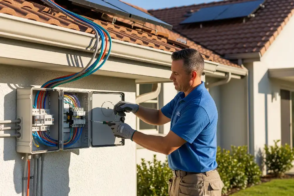 Installation position and precautions of solar combiner box