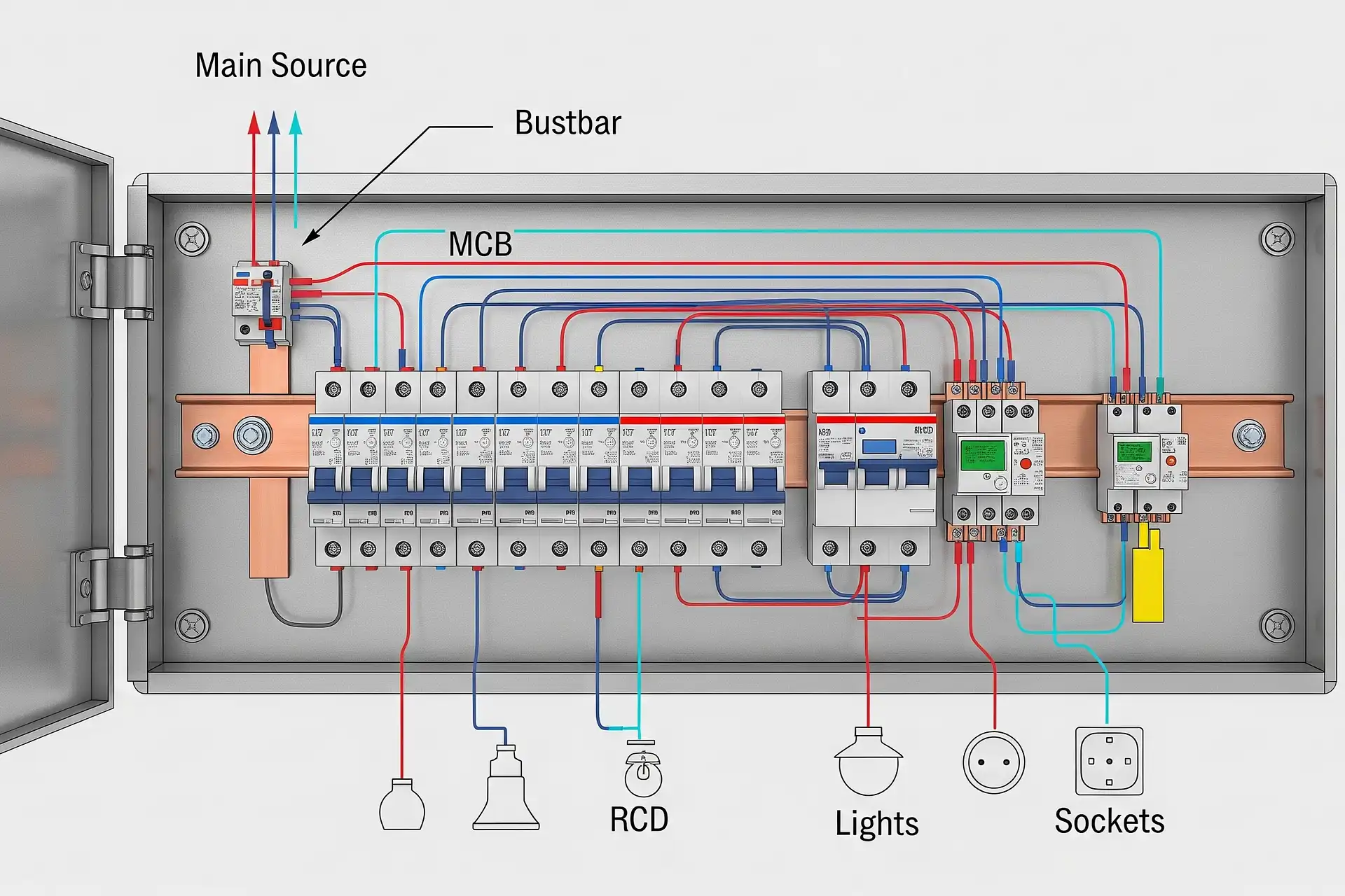The most common distribution method in low-voltage electrical equipment