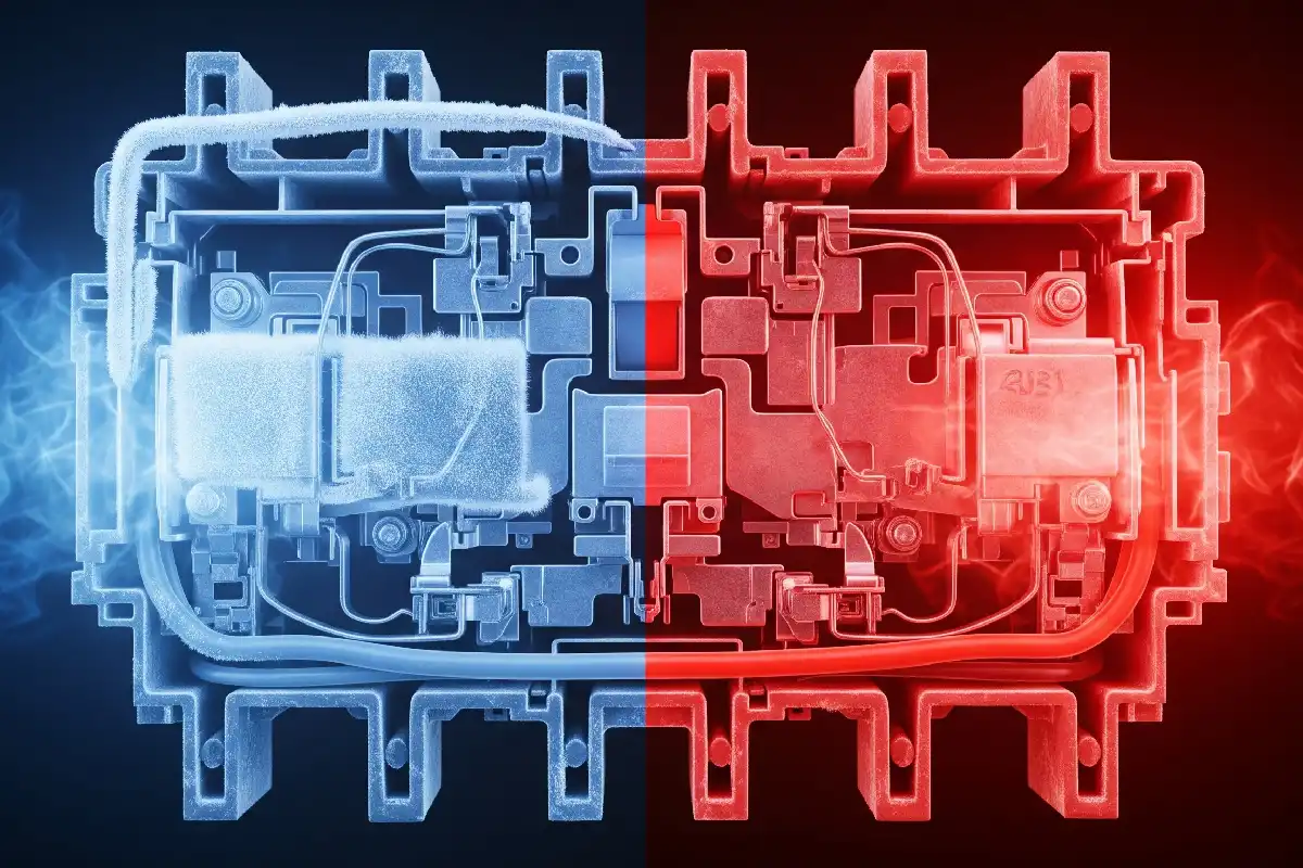 What role does temperature play in circuit breaker efficiency