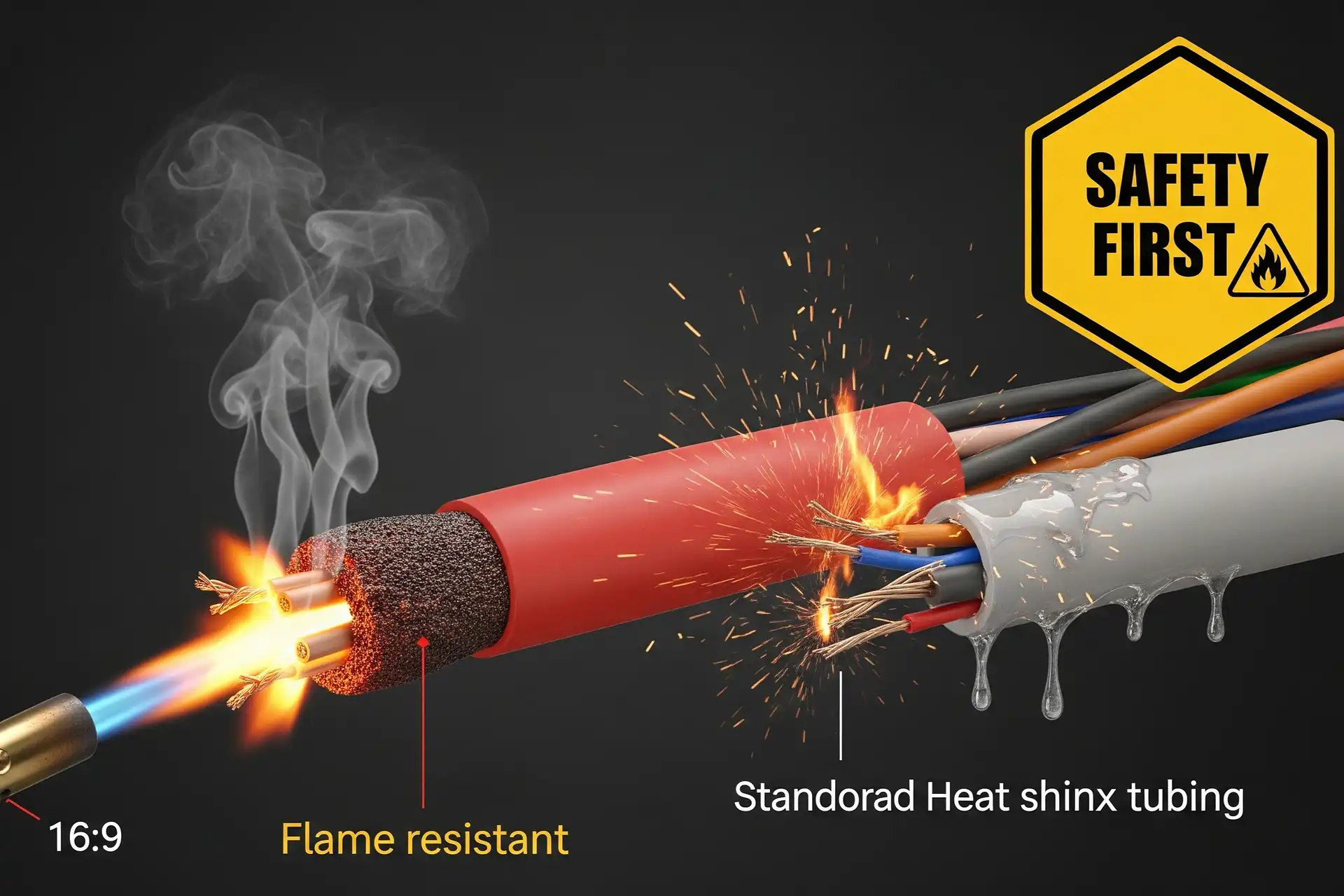 Why Flame-Resistant Heat Shrink Tubing is Crucial for Safety