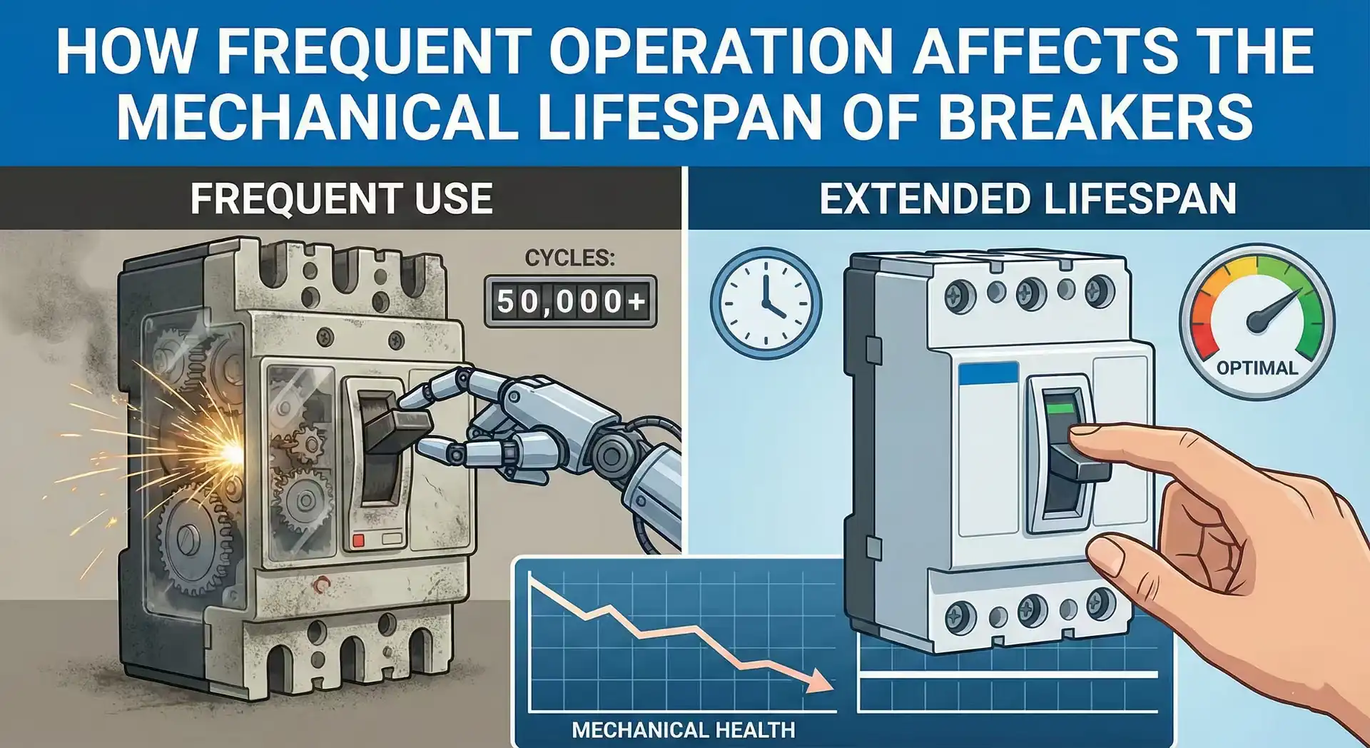 How Frequent Operation Affects the Mechanical Lifespan of Breakers