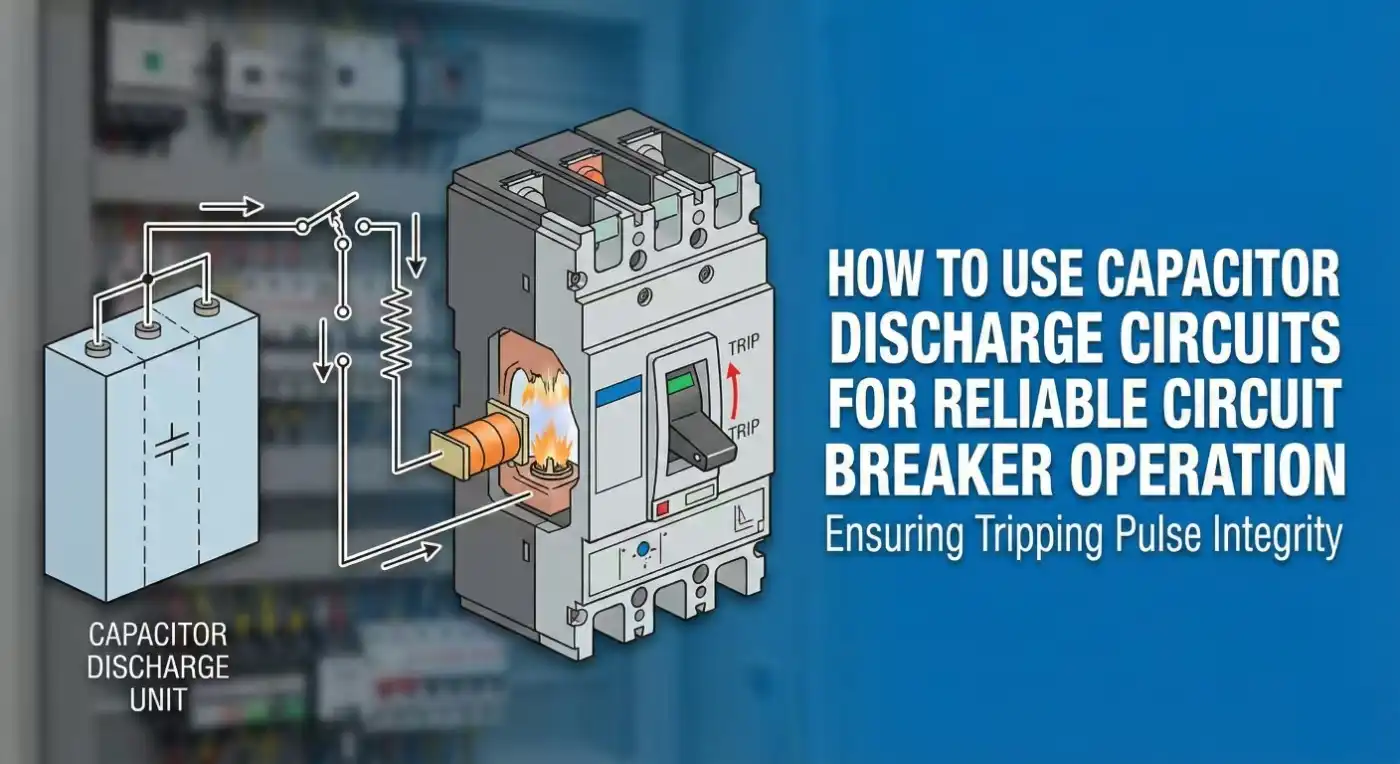 How to Use Capacitor Discharge Circuits for Reliable Circuit Breaker Operation