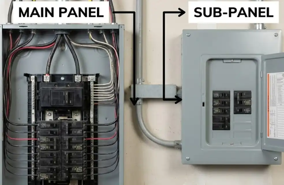 Main Panel vs. Sub-Panel
