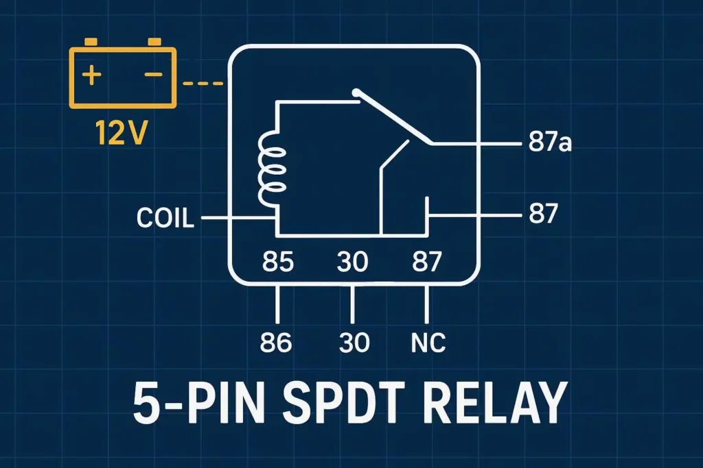 How to Wire a 5‑Pin Relay 12V Automotive SPDT Guide