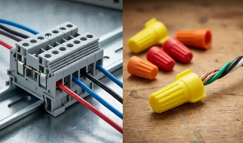 Terminal Blocks vs Wire Nuts — Which One Should You Actually Use