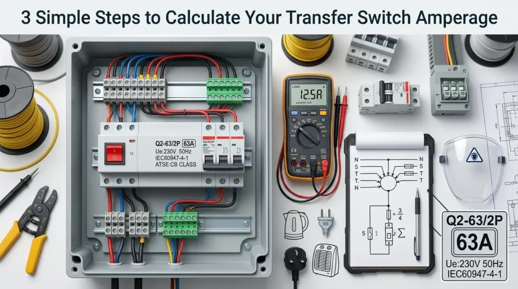 3 Simple Steps to Calculate Your Transfer Switch Amperage