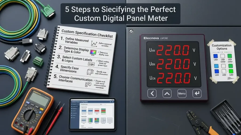 5 Steps to Specifying the Perfect Custom Digital Panel Meter