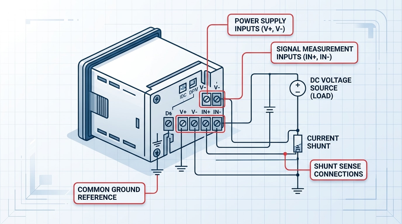 5 Steps to Wire a Digital Panel Meter (With Schematics)