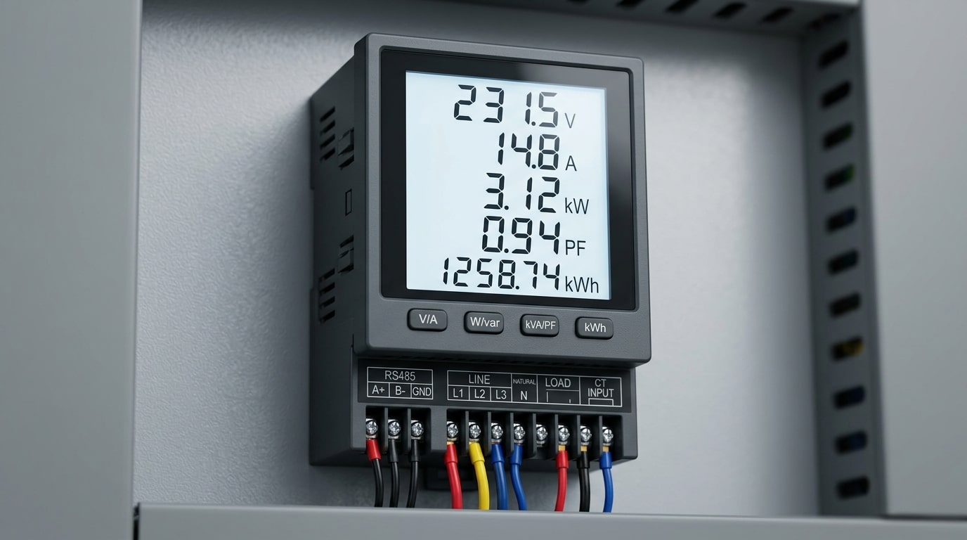 multifunction digital panel meter price comparison true-RMS Modbus RTU