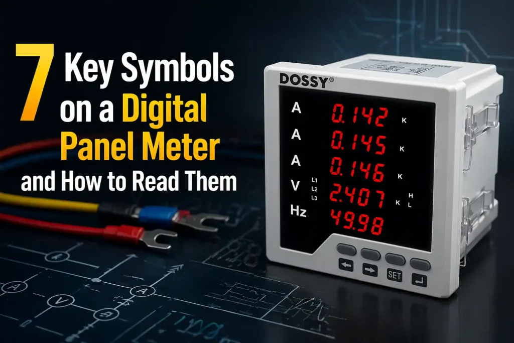 7 Key Symbols on a Digital Panel Meter and How to Read Them