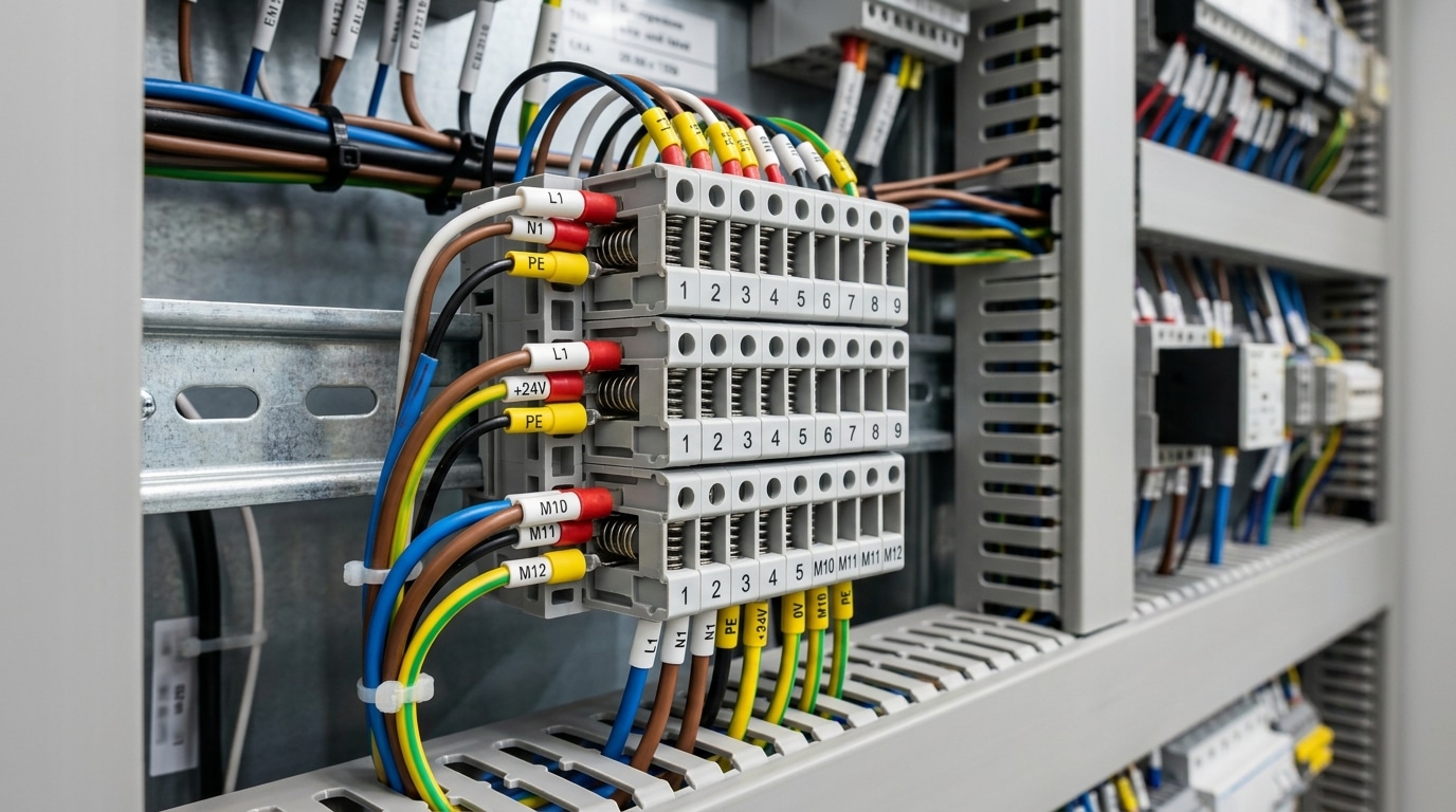multi-level terminal block applications in control panel wiring