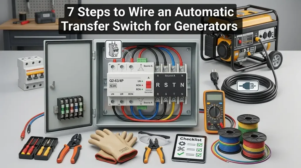 7 Steps to Wire an Automatic Transfer Switch for Generators