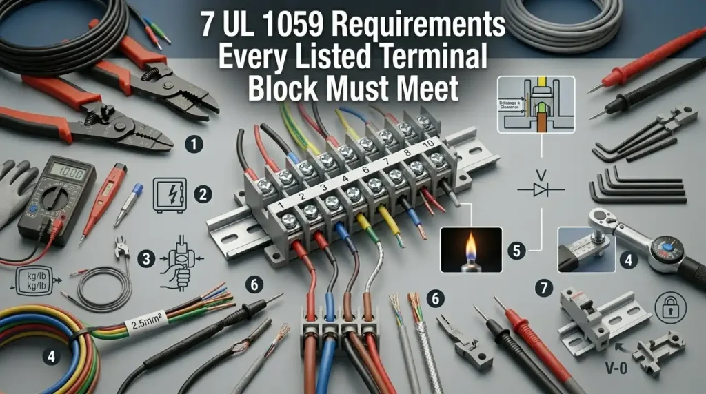 7 UL 1059 Requirements Every Listed Terminal Block Must Meet